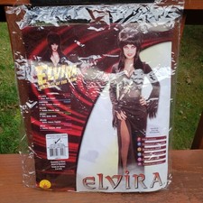 Elvira Complete Costume Standard Size - Fits Up To Dress Size 12 Elvira Wig