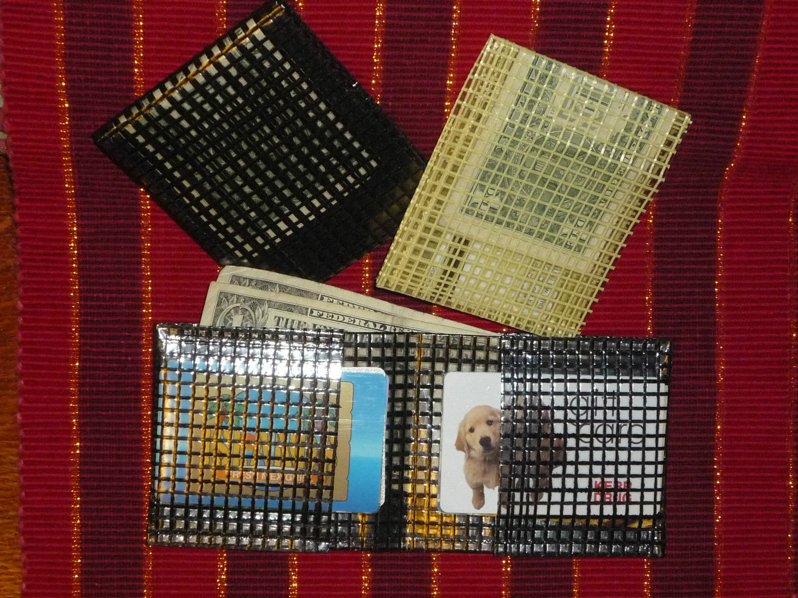 Yellow Kevlar By Dupont Sailcloth Wallet 2 pocket 1 cash sleeve OUR BEST SELLER image 4