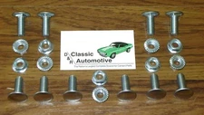 Camaro 67 Bumper Bolts 20pc Kit w/ Nuts Front Rear *In Stock* stainless cap bolt