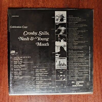 Crosby Stills Nash & Young Month Celebration Copy [1971] Vinyl LP