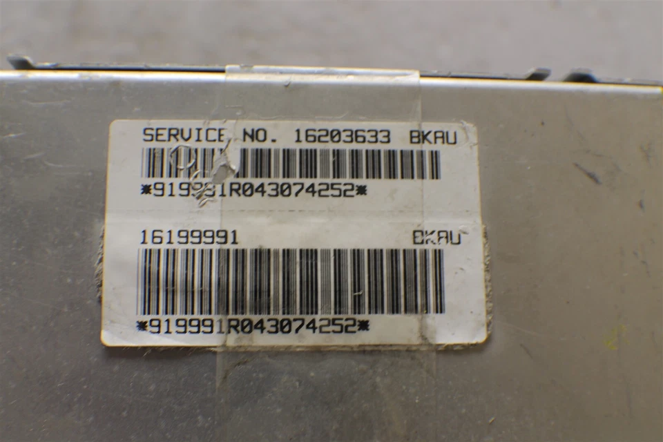 16203633 Buick Regal/pontiac 1995 ABS Braking System Module  607 10D2 - Image 3 of 4