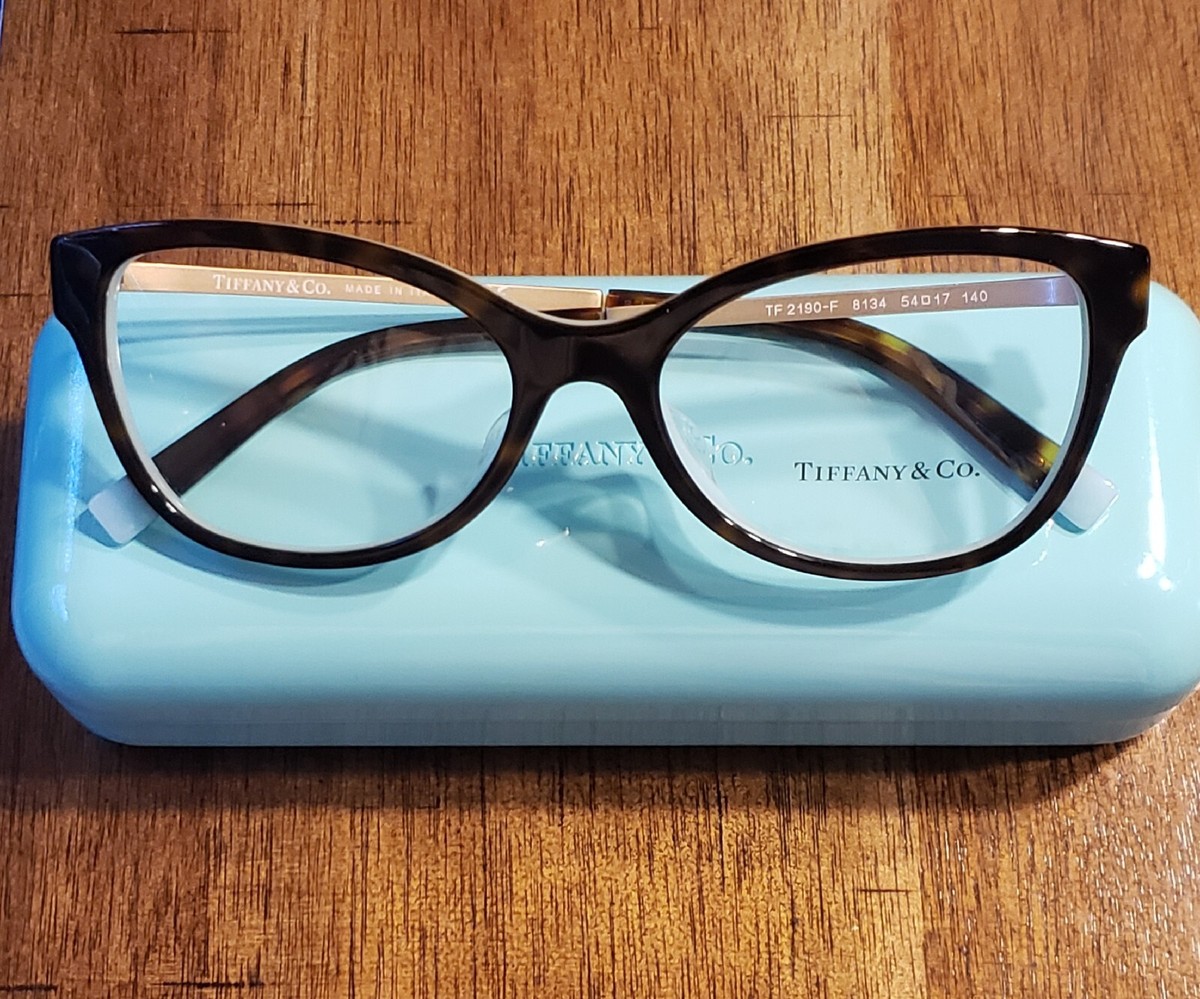 NEW Tiffany & Co. TF 2190-F Eyeglasses Havana 54mm Amazon.com: Tiffany & Co. TF2144HB - 8134 Eyeglass Frame  main image 4