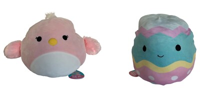 Squishmallows FlipAMallows Easter 2022 Waylon Trina Chick Egg BRAND NEW w/Tag 