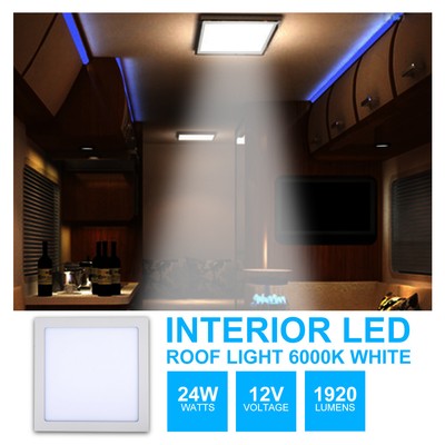 Led Interior Ceiling Cabin Spot Light Car Caravan Camper Boat Dome