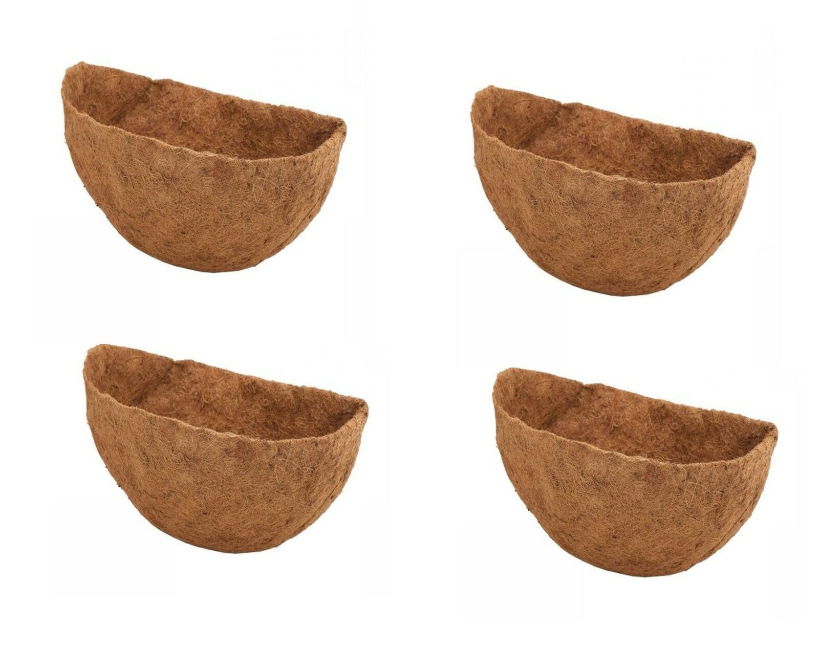 Coco Wall Basket Liner Planter Garden Flower Pot Manger Box 50cm Set of 4