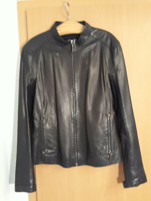 Herren Lederjacke  von Gian Mori ; Größe M; Schwarz