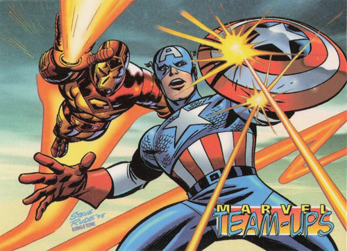 SET CARTE ZIPLOC MARVEL WOLVERINE/CAPTAIN AMERICA/HULK/IRON MAN/SPIDER-MAN 1995 - Foto 2 di 3