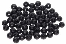 10 Stck. (0,40 € */ 1 Stck.) Turmalin Schörl 4S171 - 4mm Edelstein Kugel 10 Stüc