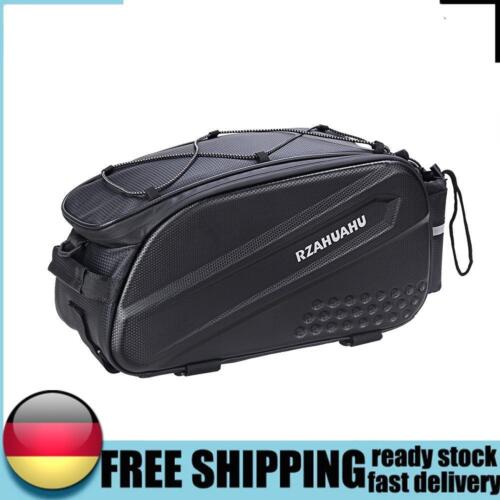 Bicycle Trunk Bag Mountain Bike Rear Rack Luggage Seat Carrier Panner Pack DE - Picture 1 of 11