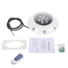 9W/24W Swimming Underwater Pool Light LED RGB Light Submersible Light + Remote