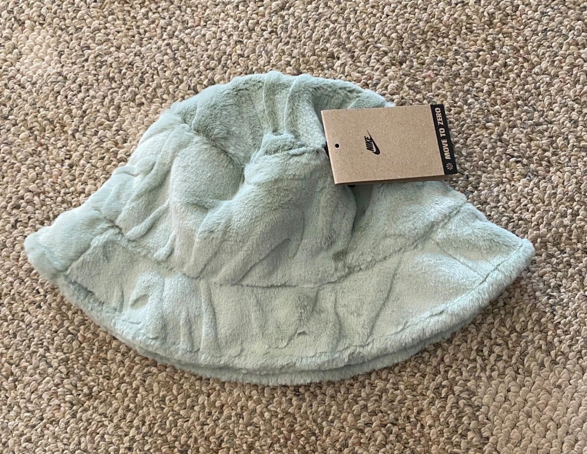 Nike Apex Bucket Hat Faux Fur Logo HF7194-370 Women display picture 2
