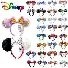 Disney Parks Cinderella Magical Bow Minnie Mouse Ears Bow Sequins Headband