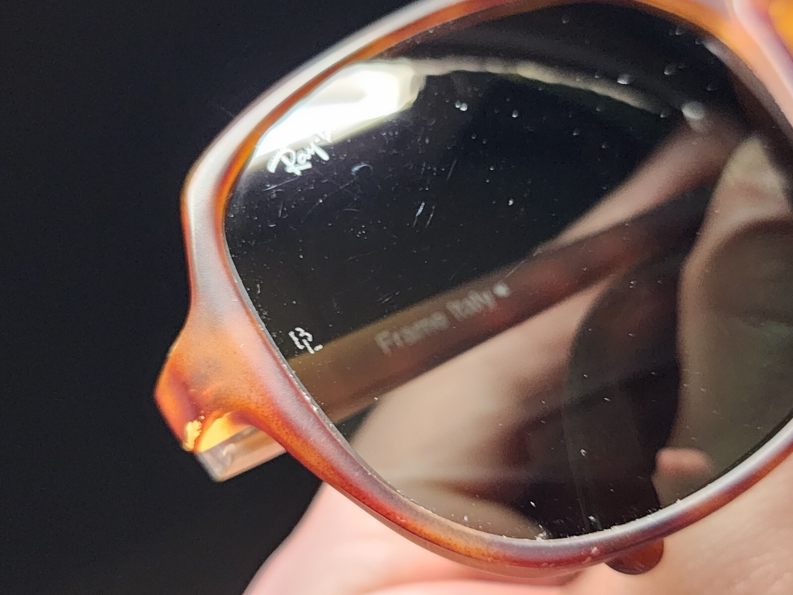 Vintage B&L Ray Ban Bausch & Lomb G15 Gray Timberline II Frame Italy w/Case