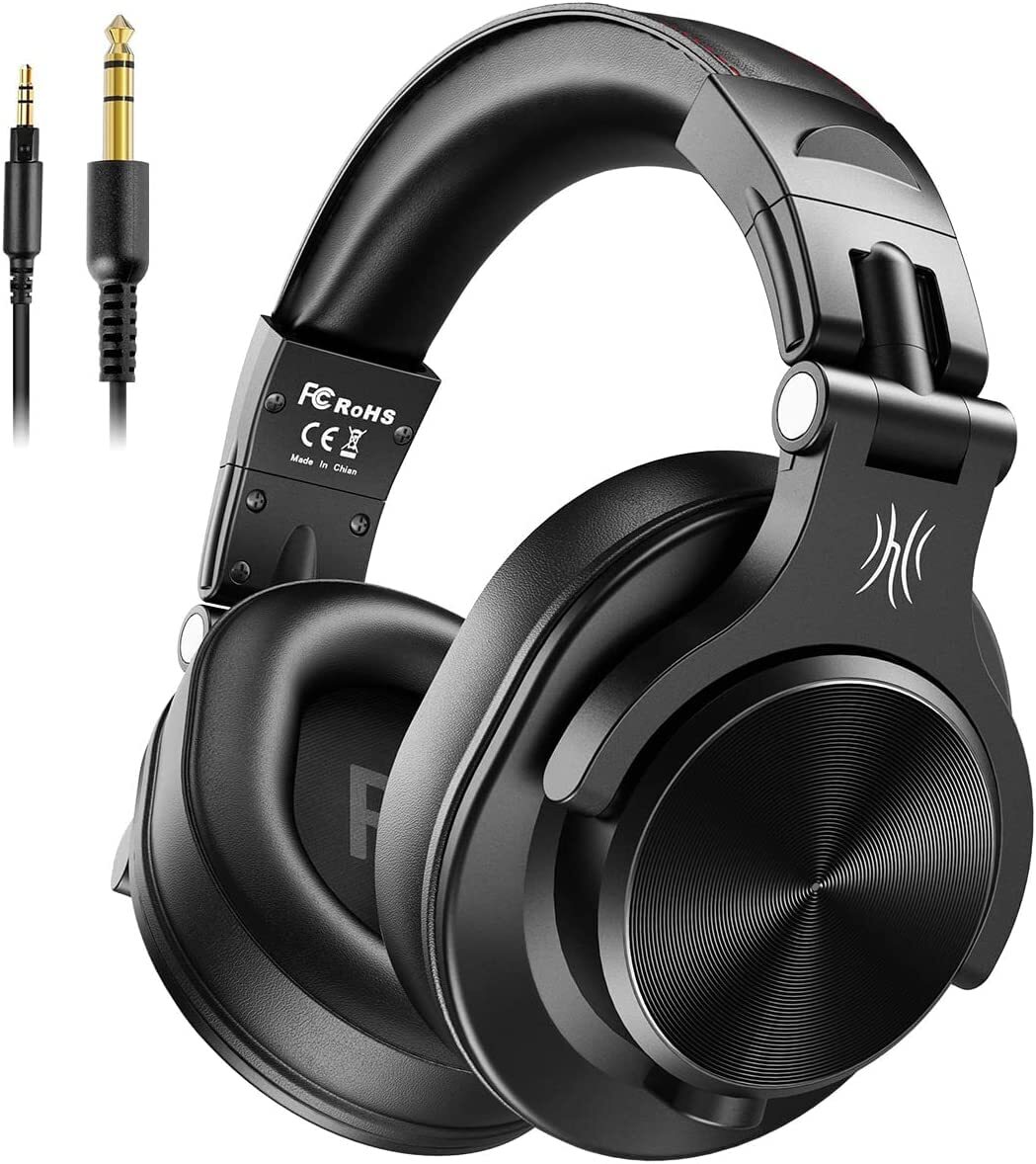 OneOdio A71 Wired Over-Ear Studio Headphones with Hi-Res Audio and 50mm Drivers