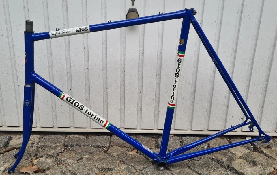 GIOS torino Super Record Rahmen Rahmenset frameset 63cm ORIGINAL LACK