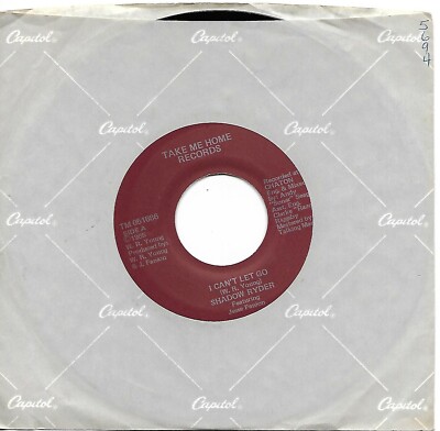 SHADOW RYDER  (I Can't Let Go   bw   Different Plans)  Take Me Home 051686Y