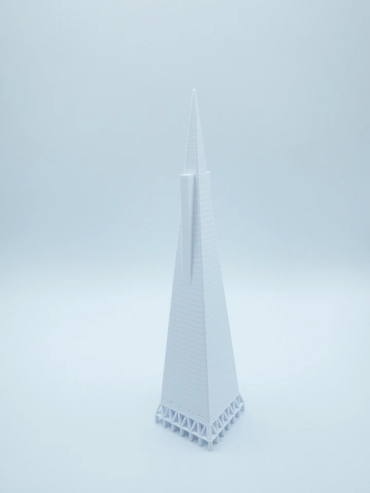 Transamerica Pyramid 模型 - 3D 打印 — 第 3/4 张图片