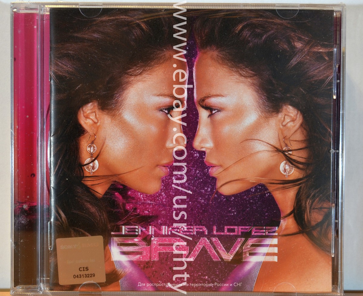 JENNIFER LOPEZ JLO BRAVE 2007 RARE UKR ORIGINAL CD LATIN