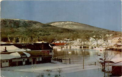 CAMDEN HARBOR, MAINE, Guy E. Nicholas, Maine State Highway Commission, Postcard