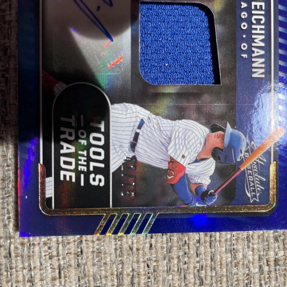 2022 Panini Absolute Tools of The Trade Patch AUTO RED Greg Deichmann #’d /75 RC - Image 2 of 3