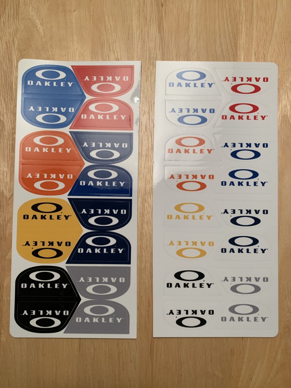 Oakley Football Helmet Visor Decal Tabs New NFLStyle Full Sheet