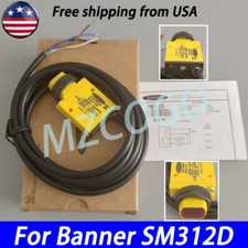 Photoelectric Sensor Switch Mini-Beam 10-30VDC PNP/NPN 380mm For Banner SM312D