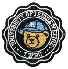 Patch Sew On for Clothing Backpacks Hats Jackets Pants UNIVERSITY Symbol NEW A68