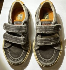 Sperry Top Sider Halyard Khaki Boys Size US 6M UK 5.5 EU 2.2 Sneakers Shoes