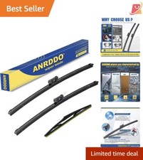 Windshield Wiper Blades Set Natural Rubber 26 21 16 All-season Fit Lexus Rx