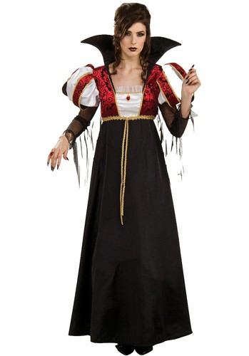 Women's Vampire Adult Costume Burgundy Fancy Dress