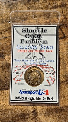 Shuttle Crew Emblem Sammlermünze STS-41 Discovery Launch / Kennedy Space Center