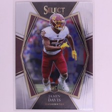 2021 Select Football NFL Premier Level Jamin Davis RC #187 Commanders