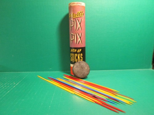 Whitman Plastic Pix Pix Pick-Up Sticks - 31 Sticks - Picture 3 of 5