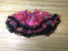 Baby Starter Girl Size 0-3 Months 100 Polyester Floral Layered Tutu Skirt