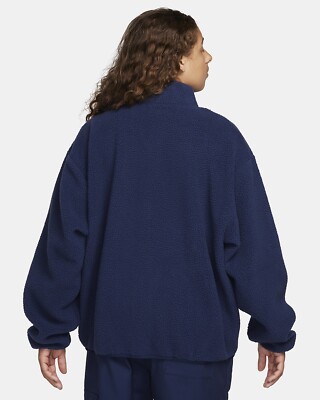 Men's Size M Nike Club Fleece Sherpa Winterized Full Zip Jacket