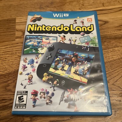 Nintendo Land (Nintendo Wii U, 2012) Complete w/ Manual Video Game