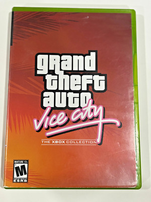 Grand Theft Auto Vice City (XBOX) Collection   with Map   No Manual