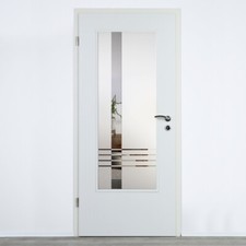 Verglasung Glaseinsatz für Holztüren Klarglas mit Dekor Lichtausschnitt 