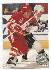 THEO FLEURY 1991-92 PRO SET PLATINUM CARD NM-MT+ CONDITION