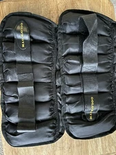 Gold's Gym 5 Pound Pair 2.5lb Adjustable Ankle Weights No Box Preowned Sanitized