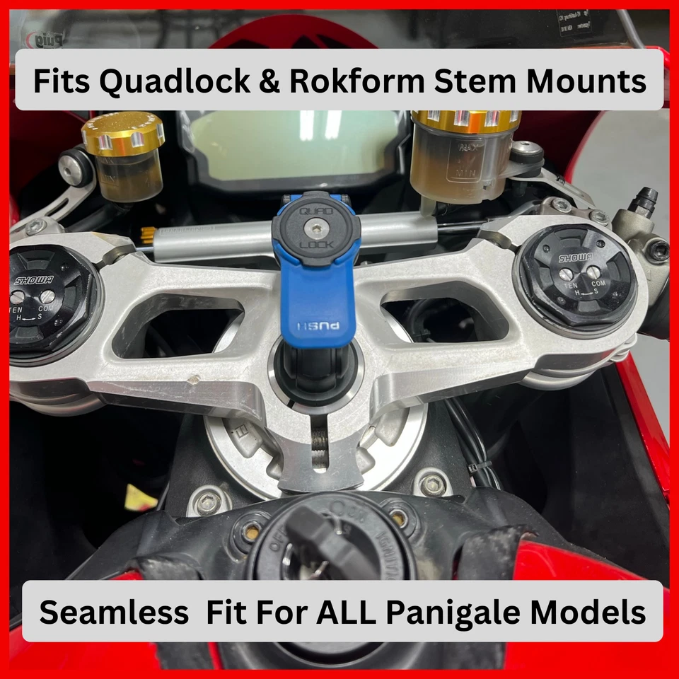 Quad Lock & Rokform Vorbau Halterung Adapter für Ducati Panigale - Das ORIGINAL! - Bild 2 von 4