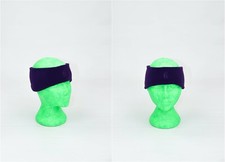 Conte of Florence Vintage Purple Fleece Head Band