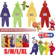 2026 Adult Teletubbies Costume Disi Onesis Lala Cosplay Jumpsuit Pajama Carneva