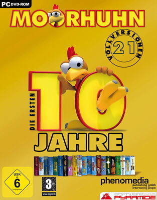 Moorhuhn: die Ersten 10 Jahre (PC) DVD-Rom Vollversion-Der Klassiker