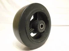 6" x 2" Rubber Wheel on Steel Hub w/ Roller Bearing & FREE 1/2" Bushing 550lb