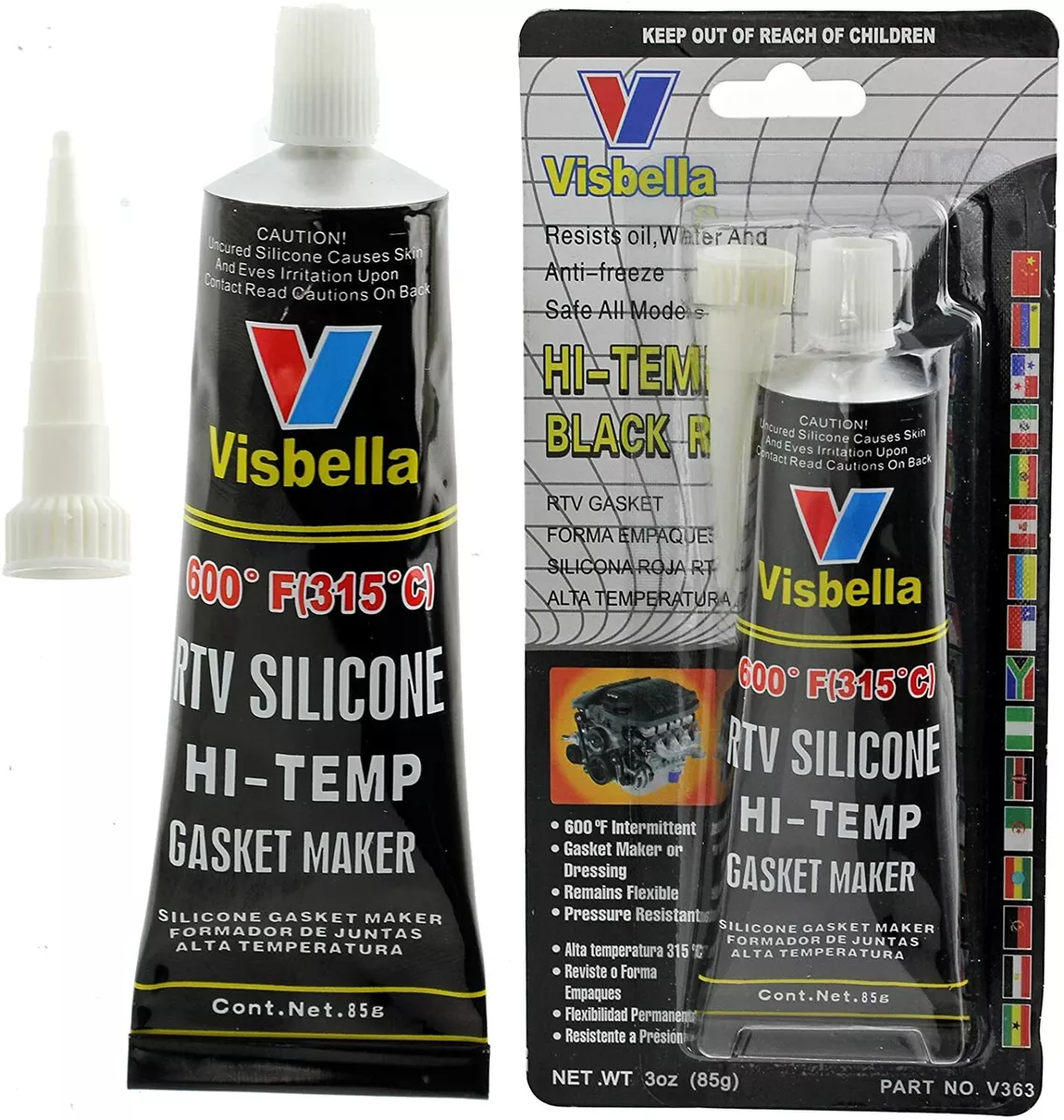 High Temperature Seal Heat Resistant Silicone Hi Temp Glue Sealant