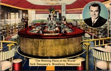 Linen Postcard Bar at Jack Dempsey's Broadway Restaurant New York City