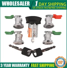 Ignition Cylinder & 4 Door Lock + Keys Set For Ford Econoline Van E150 E350 E250