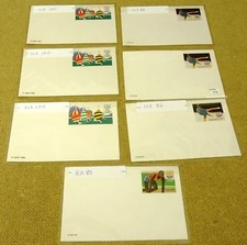 USPS Scott UX80 UX82 UX100 10c 14c 13c Olympic Postal Cards Lot of 7