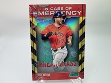 Topps Stadium Club In Case of Emergency Jose Altuve ICE-5 Turquoise 29/99 Astros